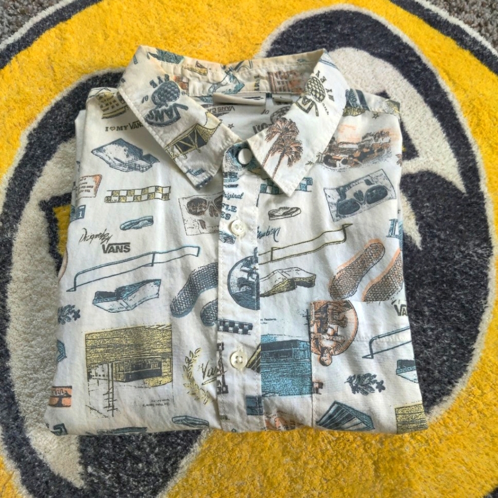 Vans Men's Button Up Shirt